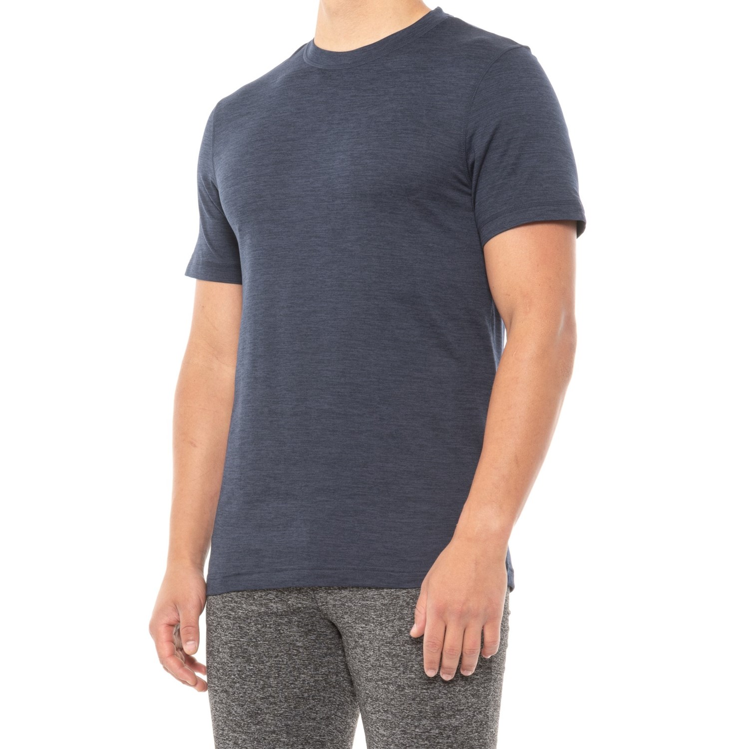 Gaiam Mens Everyday Basic Long Sleeve Crewneck Top Standard Fit | INDIA - View #10