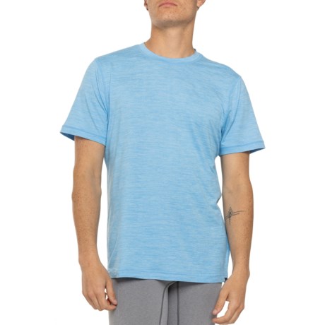 Gaiam Everyday Basic Crew T-Shirt - Short Sleeve in Bonnie Blue Heather