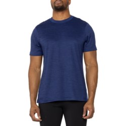 Gaiam Everyday Basic Crew T-Shirt - Short Sleeve in Medieval Blue Heather