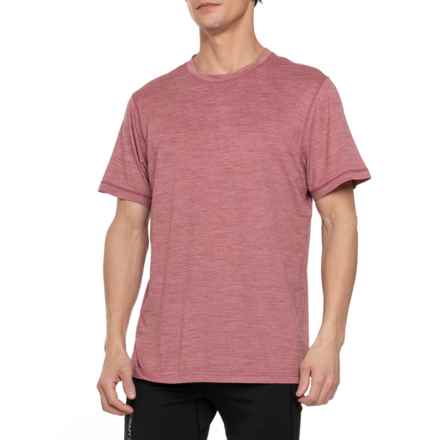 Gaiam Everyday Basic Crew T-Shirt - Short Sleeve in Mesa Rose Heather