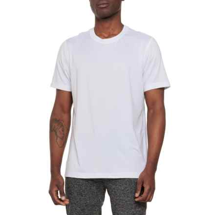 Gaiam Everyday Basic Crew T-Shirt - Short Sleeve in Stark White
