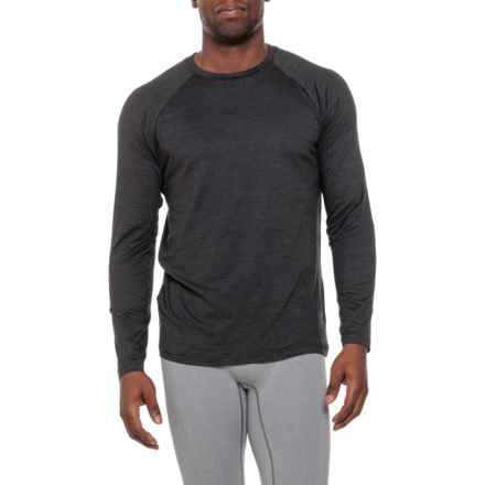 Gaiam Everyday Basic T-Shirt - Long Sleeve in Black Heather