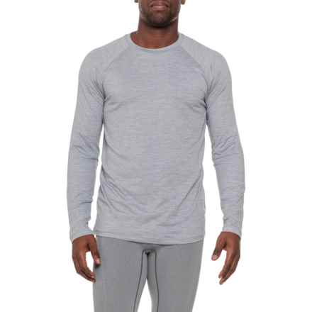 Gaiam Everyday Basic T-Shirt - Long Sleeve in Sleet Heather