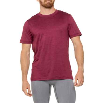 Gaiam Everyday Basic T-Shirt - Short Sleeve in Beet Heather