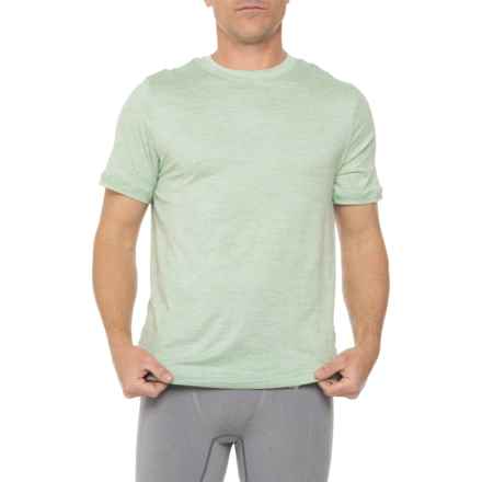 Gaiam Everyday Basic T-Shirt - Short Sleeve in Dusty Green Heather