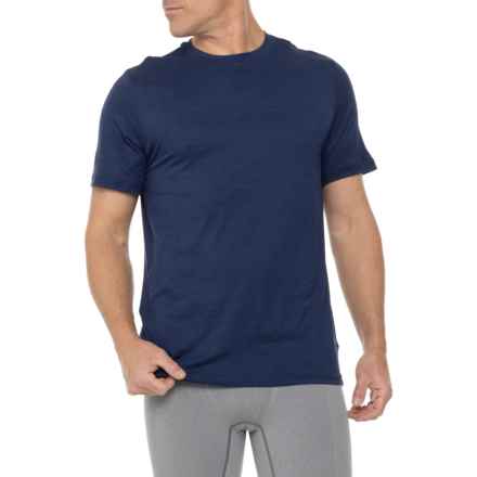 Gaiam Everyday Basic T-Shirt - Short Sleeve in Medieval Blue Heather