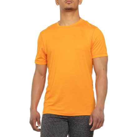 Gaiam Everyday Basic T-Shirt - Short Sleeve in Persimmon Orange Heather
