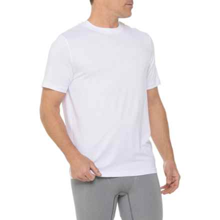 Gaiam Everyday Basic T-Shirt - Short Sleeve in Stark White