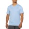 Gaiam Everyday Basic T-Shirt - V-Neck, Short Sleeve in Placid Blue Heather