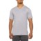 Gaiam Everyday Basic T-Shirt - V-Neck, Short Sleeve in Sleet Heather