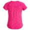 232WU_2 Gaiam Go Girl Space-Dyed Shirt - Short Sleeve (For Big Girls)