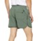 4NMFP_2 Gaiam Lunge Storm Stretch-Woven Shorts - 5”, Built-In Brief