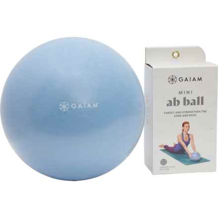 Gaiam Mini Ab Ball in Clear Sky