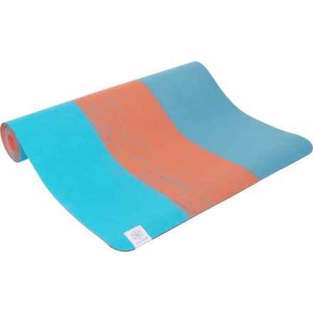 Gaiam Power Grip Yoga Mat - 68x24”, 4 mm in Bermuda