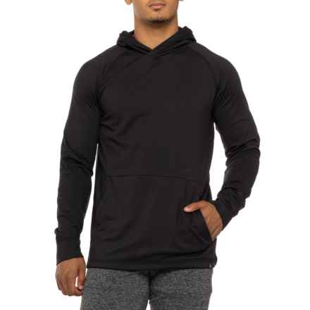 Gaiam Supine Hooded Shirt - Long Sleeve in Black