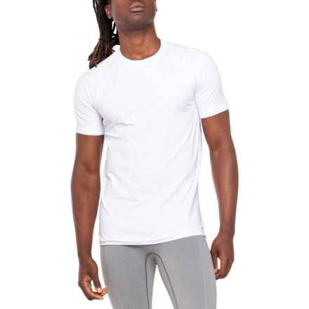 Gaiam Supine Shirt - Short Sleeve in Stark White