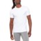 Gaiam Supine Shirt - Short Sleeve in Stark White