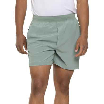 Gaiam Upside Shorts - 5”, Built-In Briefs in Chinois Green