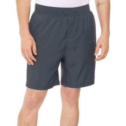 Gaiam Upside Shorts - Built-In Liner, 7” in Cool Grey