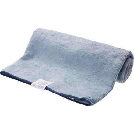 Gaiam Yoga Hand Towel in Blue Shadow