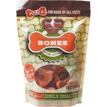 Gaines Family Farmstead Sweet Potato Dog Bones - 14 oz. in Sweet Potato