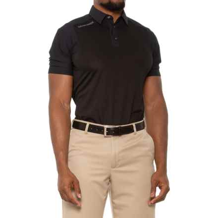 GALVIN GREEN Massimo Golf Polo Shirt - Short Sleeve in Black