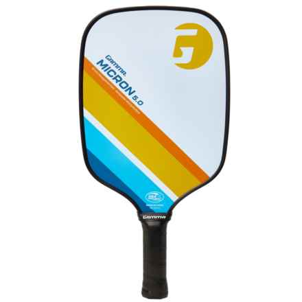 Gamma Micron 5.0 Pickleball Paddle in Blue/Orange