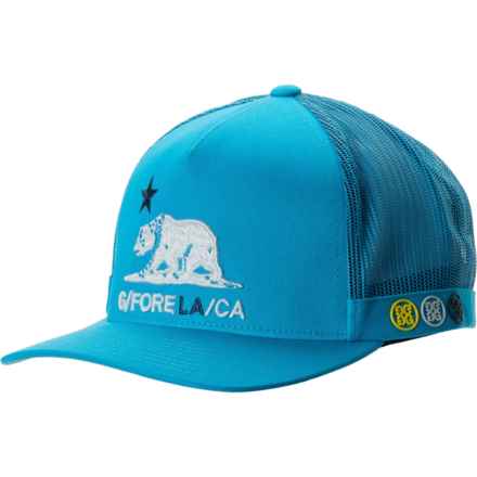 G/FORE California Twill Trucker Hat in Catalina