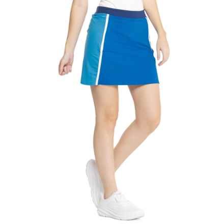 G/FORE Color-Block A-Line Skort in Ultramarine