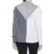 3DTFV_2 G/FORE Color-Block Sweater - Zip Neck, Merino Wool