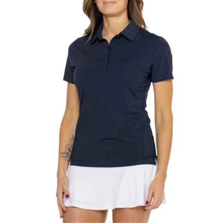G/FORE Featherweight Polo Shirt - Short Sleeve in Twilight
