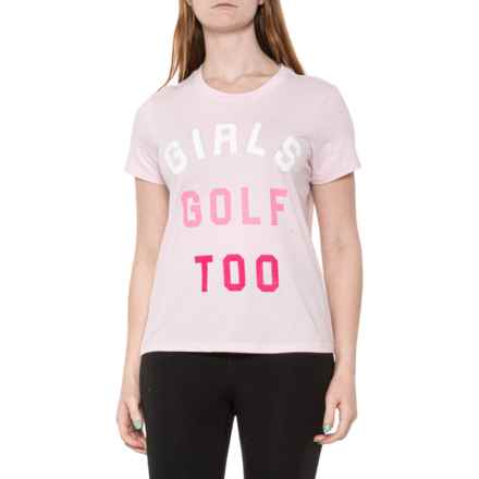 G/FORE Girls Golf Too T-Shirt - Short Sleeve in Blush