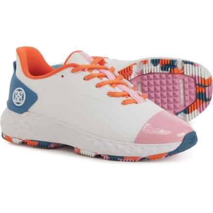 G/FORE Limited Edition MG4+ Golf Shoes (For Women) in Snow / Tangerine
