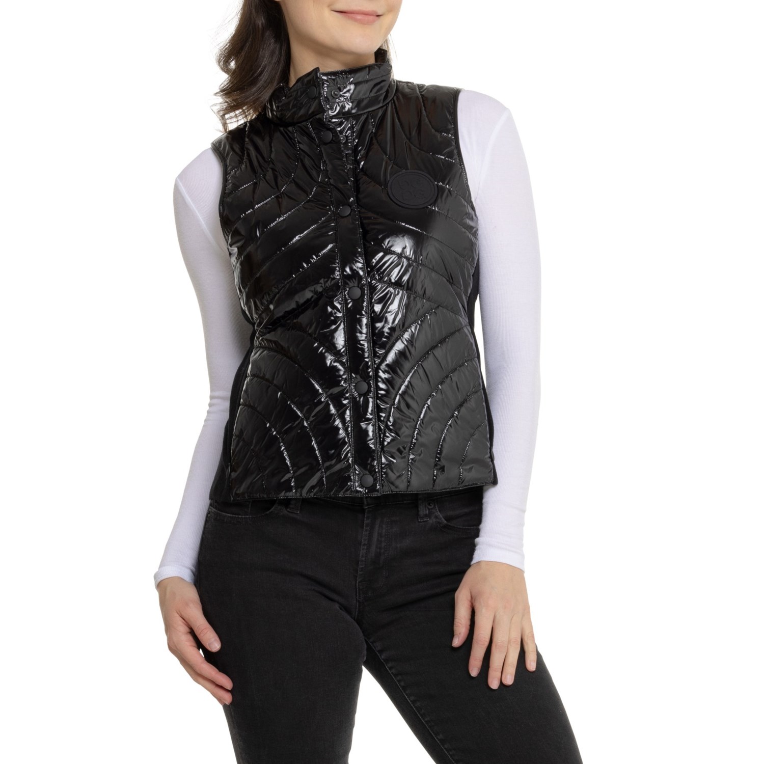 G/FORE Quilted Nylon Snap-Front Vest - Merino Wool Lining