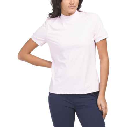G/FORE Silky Tech Shirt - Short Sleeve in Blush