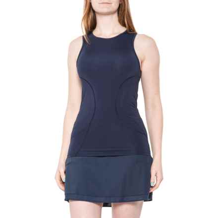 G/FORE Tech Nylon Perforated Circle G’s Active Tank Top in Patriot Navy