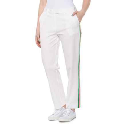 G/FORE Tux Luxe Stretch Twill Golf Pants - Straight Leg in Snow