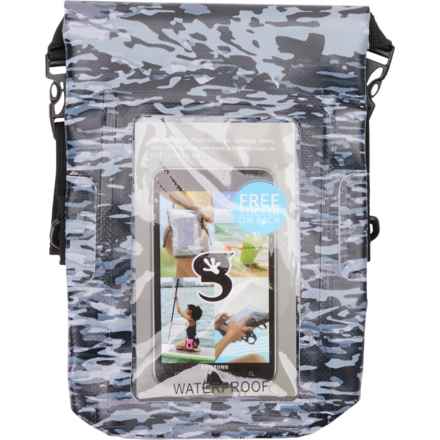 GECKO Phone Tote Dry Bag - Waterproof in Artic Geckoflage