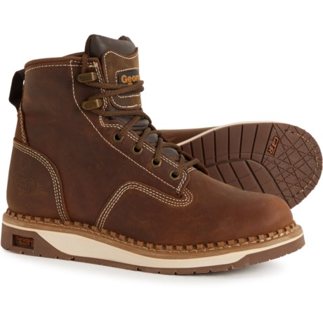 Georgia Boot Amp LT Wedge Work Boots (For Women) - Save 64%