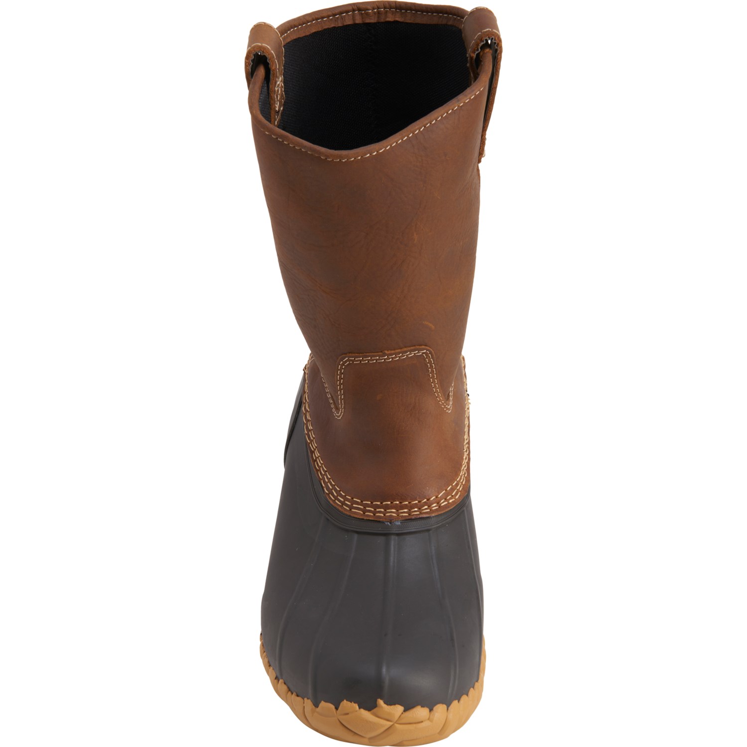 pull on leather boots for men
