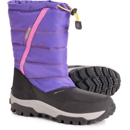 Geox Big Boys and Girls Himalaya ABX Boots - Waterproof in Purple/Black