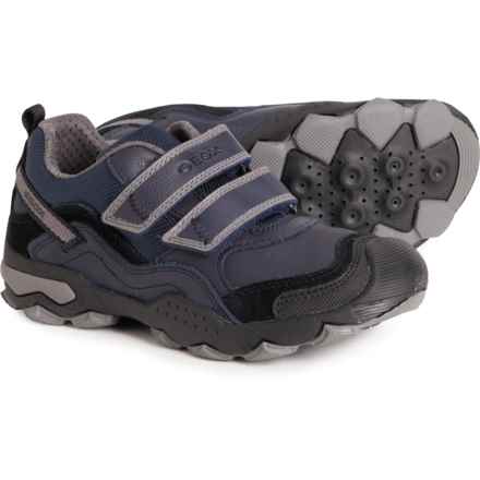 Geox Boys Buller B.A Sneakers - Leather in Navy/Grey