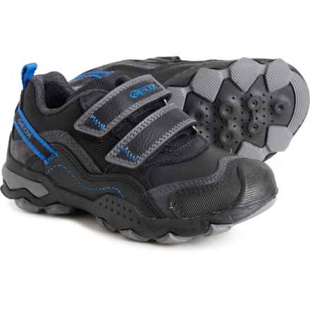 Geox Boys Buller Shoes in Black/Royal