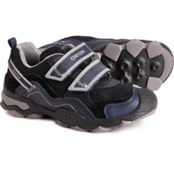 Geox Boys Buller Shoes in Black/Stone