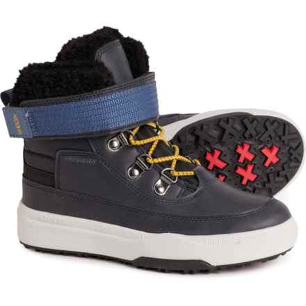 Geox Boys Bunshee PG ABX Winter Boots - Waterproof in Navy/Black