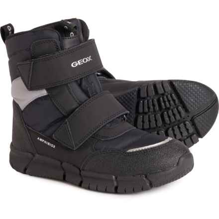 Geox Boys Flexyper B ABX Snow Boots - Waterproof in Black