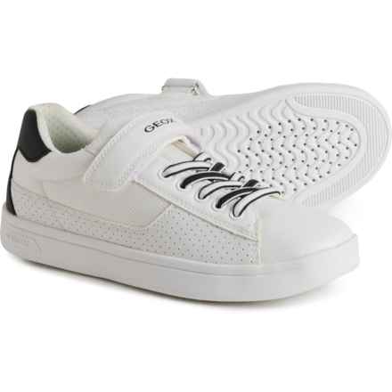 Geox Boys Jr. Djrock Sneakers in White/Black
