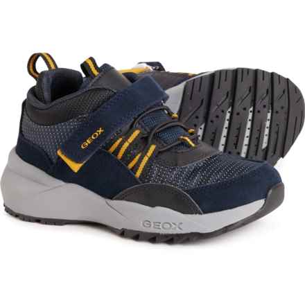 Geox Boys Jr. Heevok ABX Sneakers - Waterproof in Navy/Yellow