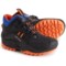 Geox Boys Savage ABX Shoes - Waterproof in Black/Orange