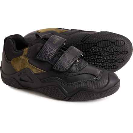Geox Boys Wader Shoes - Leather in Black/Military